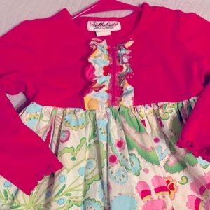 Boutique Girls doubledaisies Tee Dress Size 6 Spring Easter So Pretty Adorable